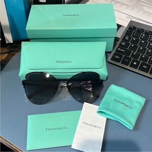 2 Tiffany & Co. Black Sunglasses